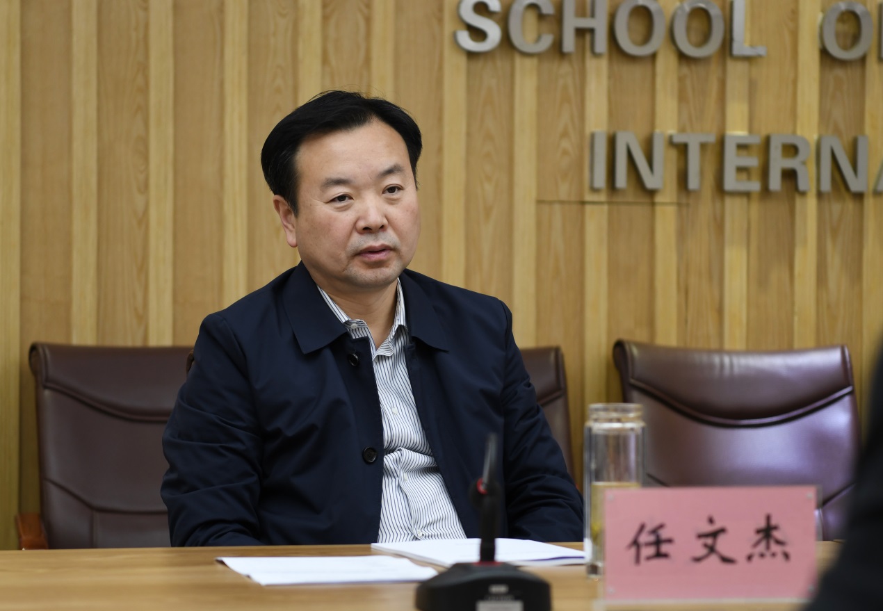 校长任文杰一行来我院调研指导工作